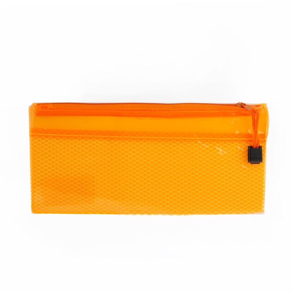 Папка 2 отделения, А5 235х115мм, Alingar, пластик, молния сверху, ассорти