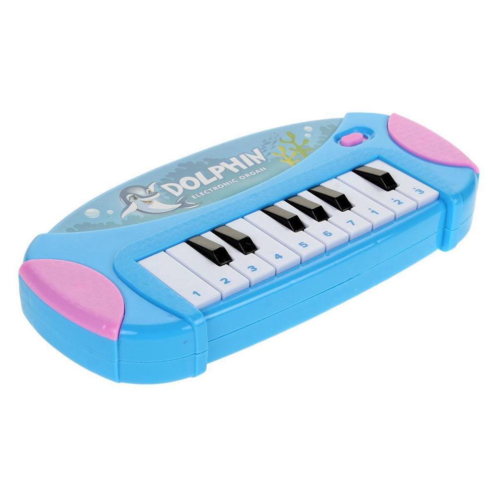 Пианино 22см, синий, пакет 21-13