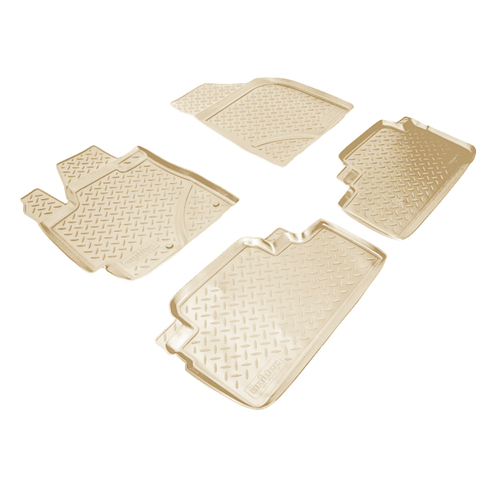 Ковры в салон Norplast/Unidec для Toyota Highlander (2010-)Полиуретан,Бежевый, арт.NPL-Po-88-17-B