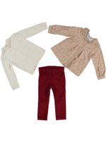 кардиган с рубашкой и брюками