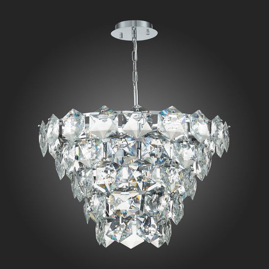 SL1631.103.09 Люстра подвесная ST-Luce Хром/Прозрачный E14 9*40W VITERBO