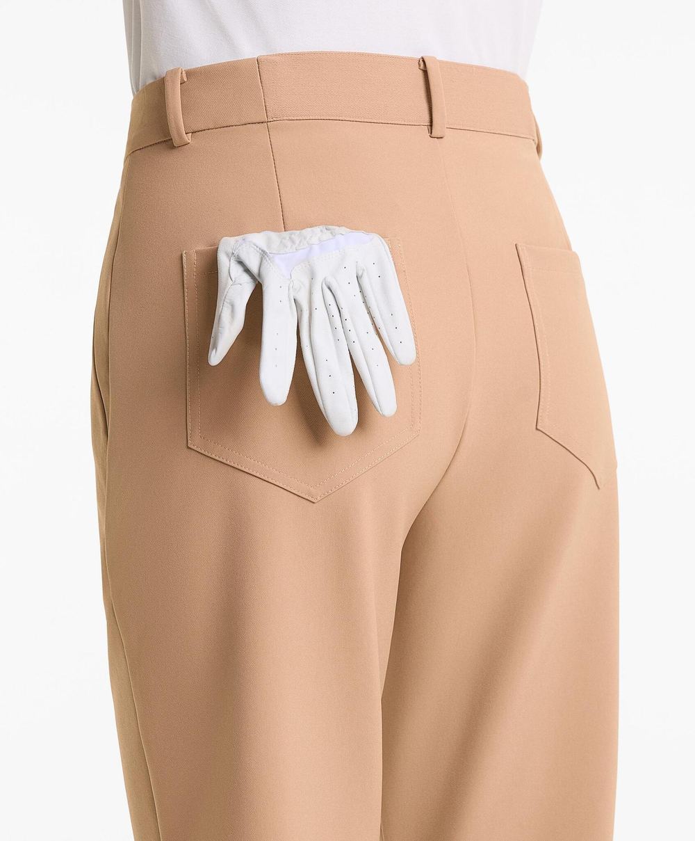 OYSHO Брюки из твила, верблюжий