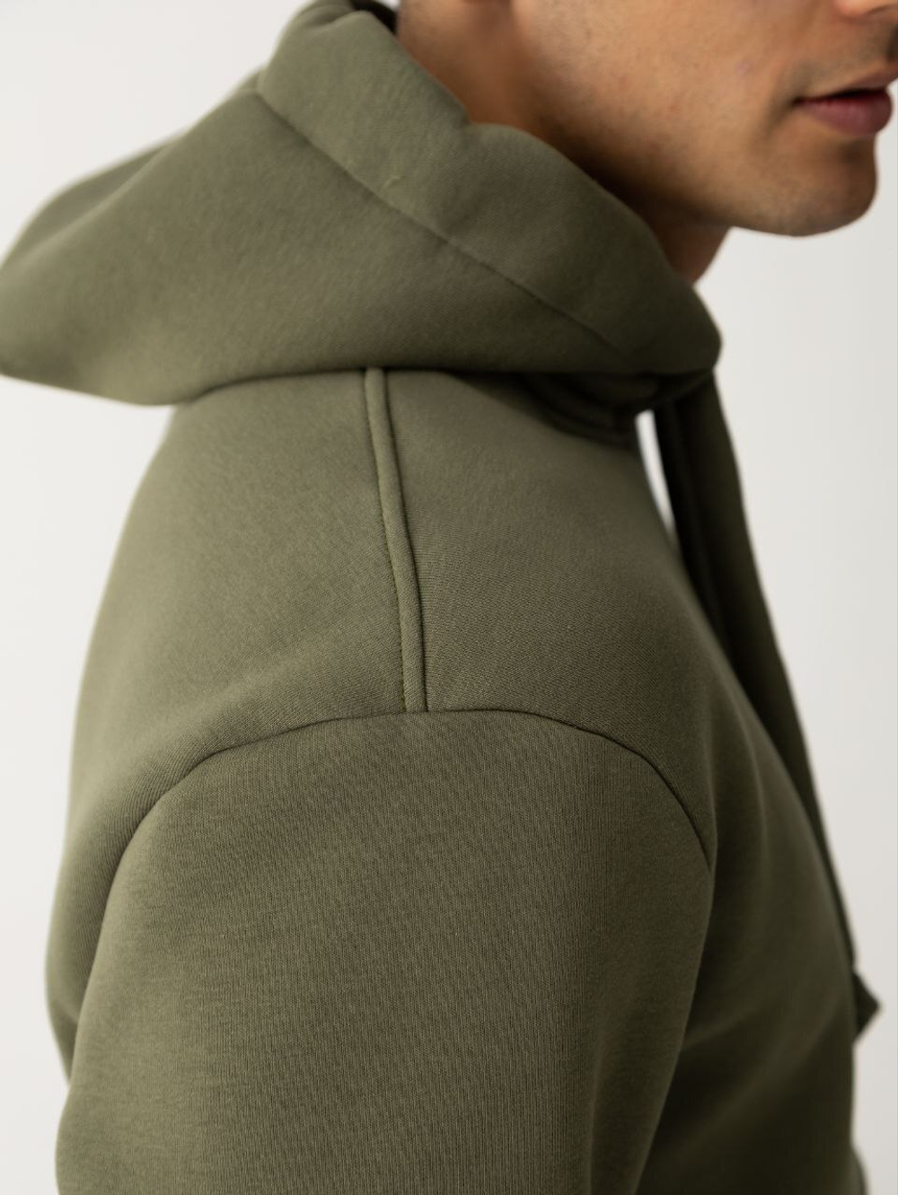 Костюм мужской спортивный теплый. Хаки