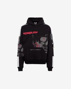Худи Slayer Patchwork Oversized Special черный