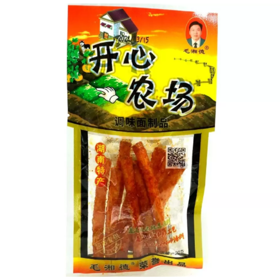 Снэк Ganguo Веселая ферма,макароны по тайному рецепту, 40гр (Китай)