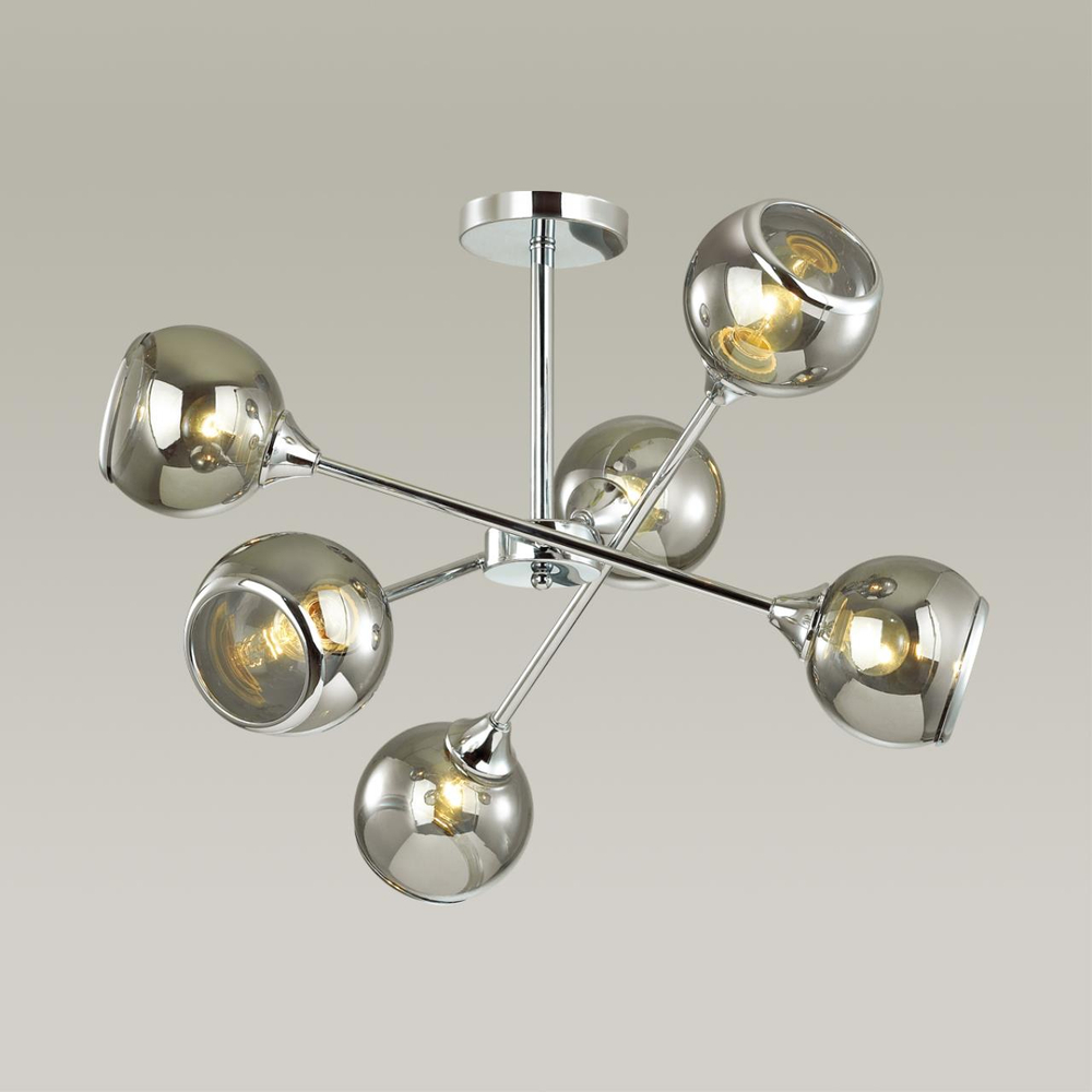 4530/6C LN Люстра E27 6*60Вт 220В IP20 COMFI