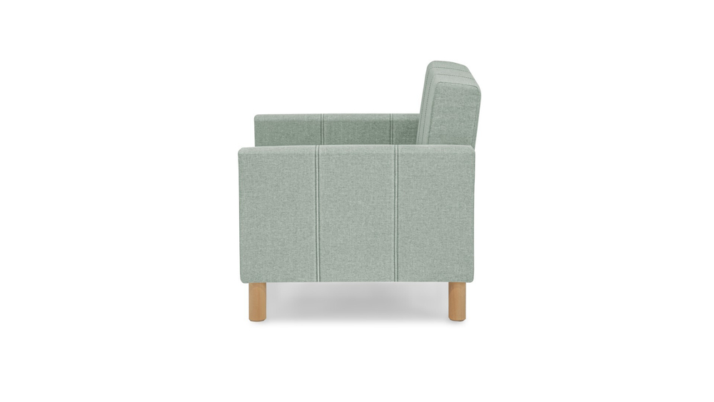 Кресло-кровать Уют Лайт Strong Plus 02 95*84*82 см, Бирюзовый Рогожка Выкатной Фиеста