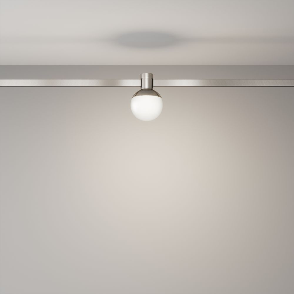 Трековый магнитный светодиодный светильник Maytoni Flarity Luna TR149-1-5W4K-PT