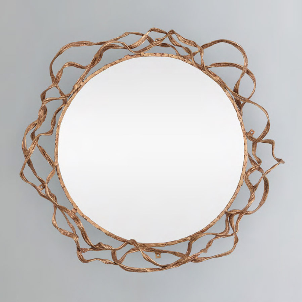 Зеркало Cloyd SFUMATO Mirror / Ø80 см - латунь (арт.50057)