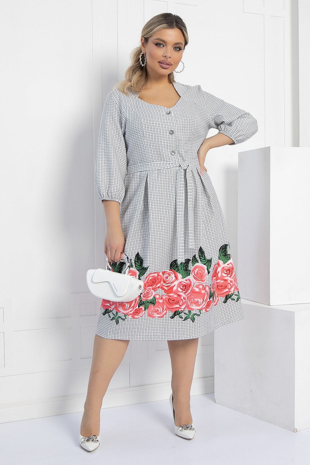 Платье Вершина восхищения (белое) П12880-3М LT Collection