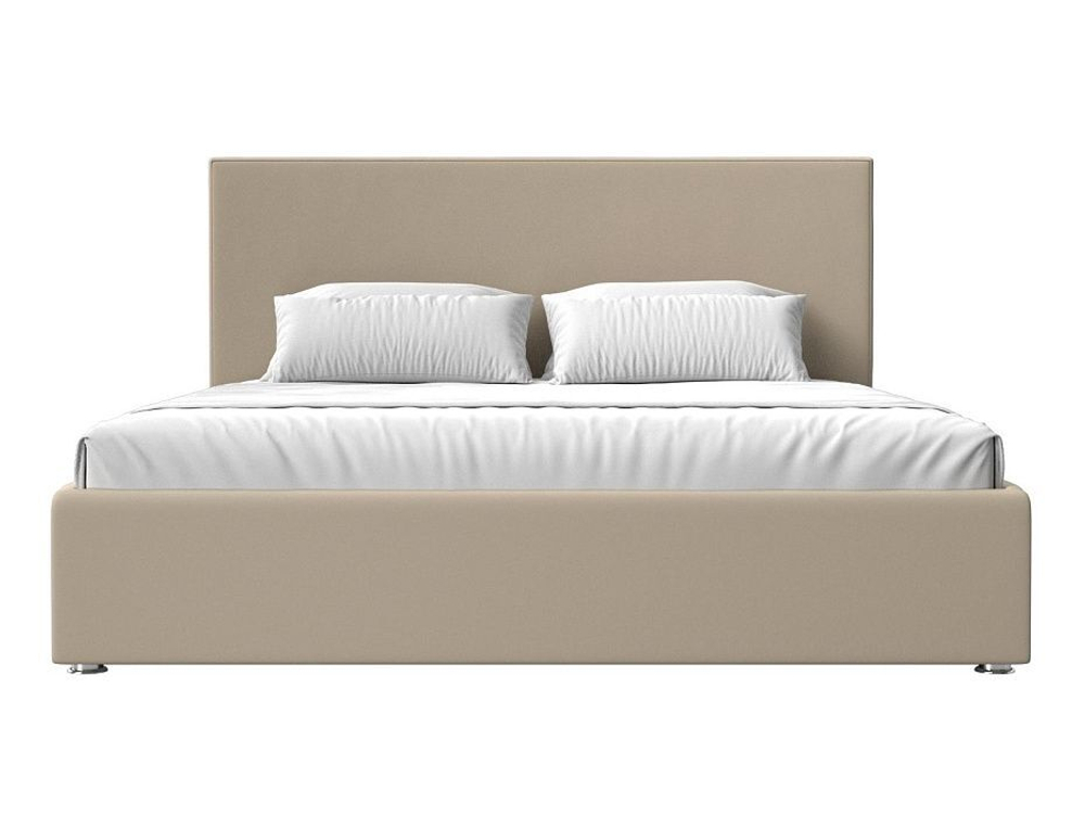 Кровать интерьерная Кариба 160, Бежевый, Экокожа, 28477