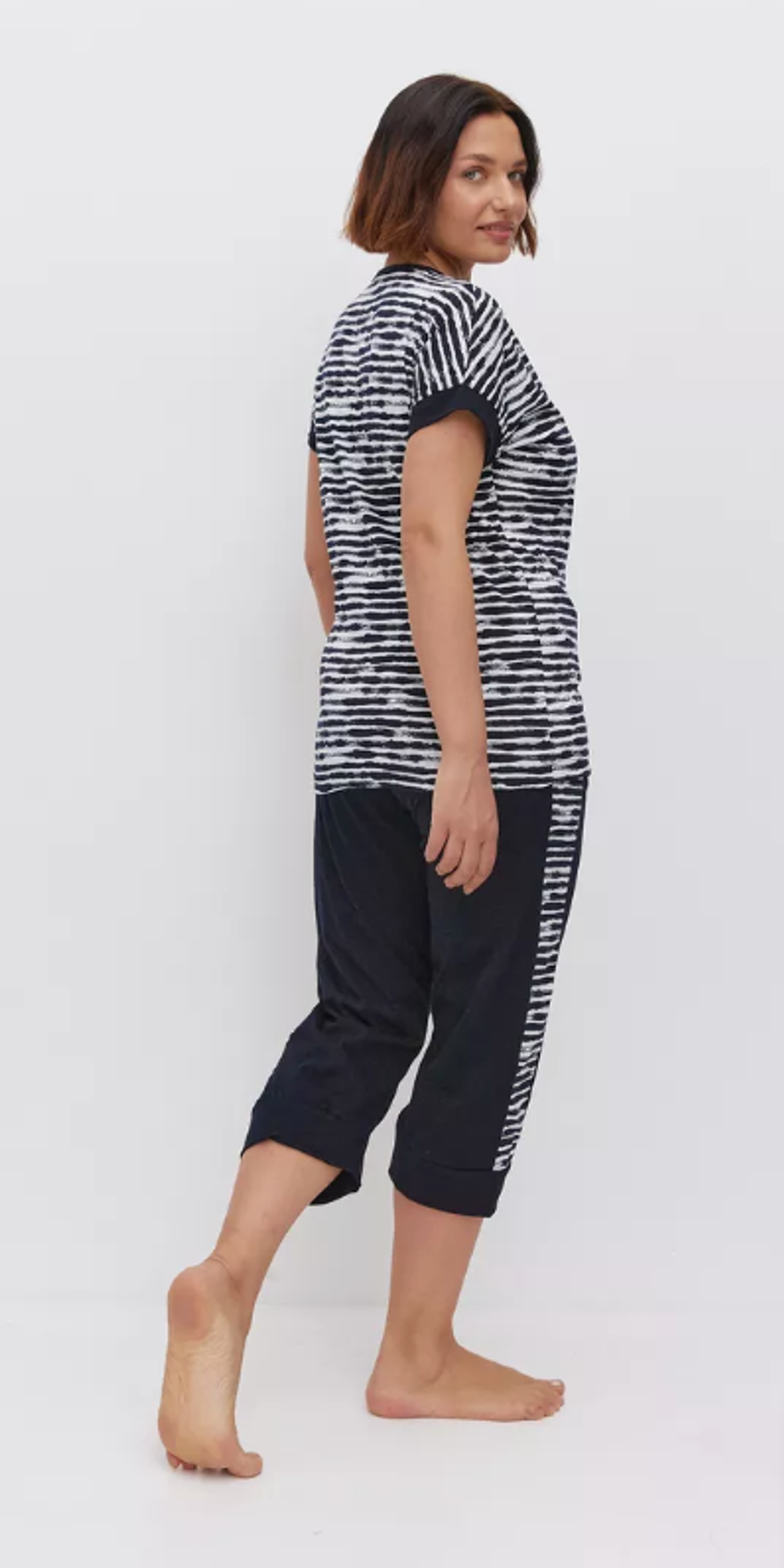 Пижама х/б бриджи+футболка УБФ0041