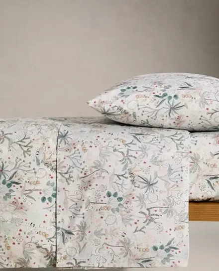 ZARA HOME ДЕТСКАЯ ПРОСТЫНЯ С ПРИНТОМ, РАЗНОЦВЕТНЫЙ