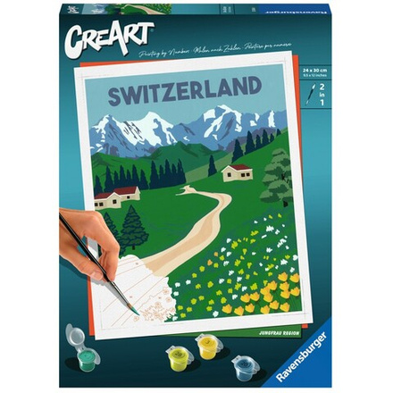 Ravensburger - CreArt Картина Швейцария пейзаж 235360 / артикул   235360  / GTIN 4005556235360