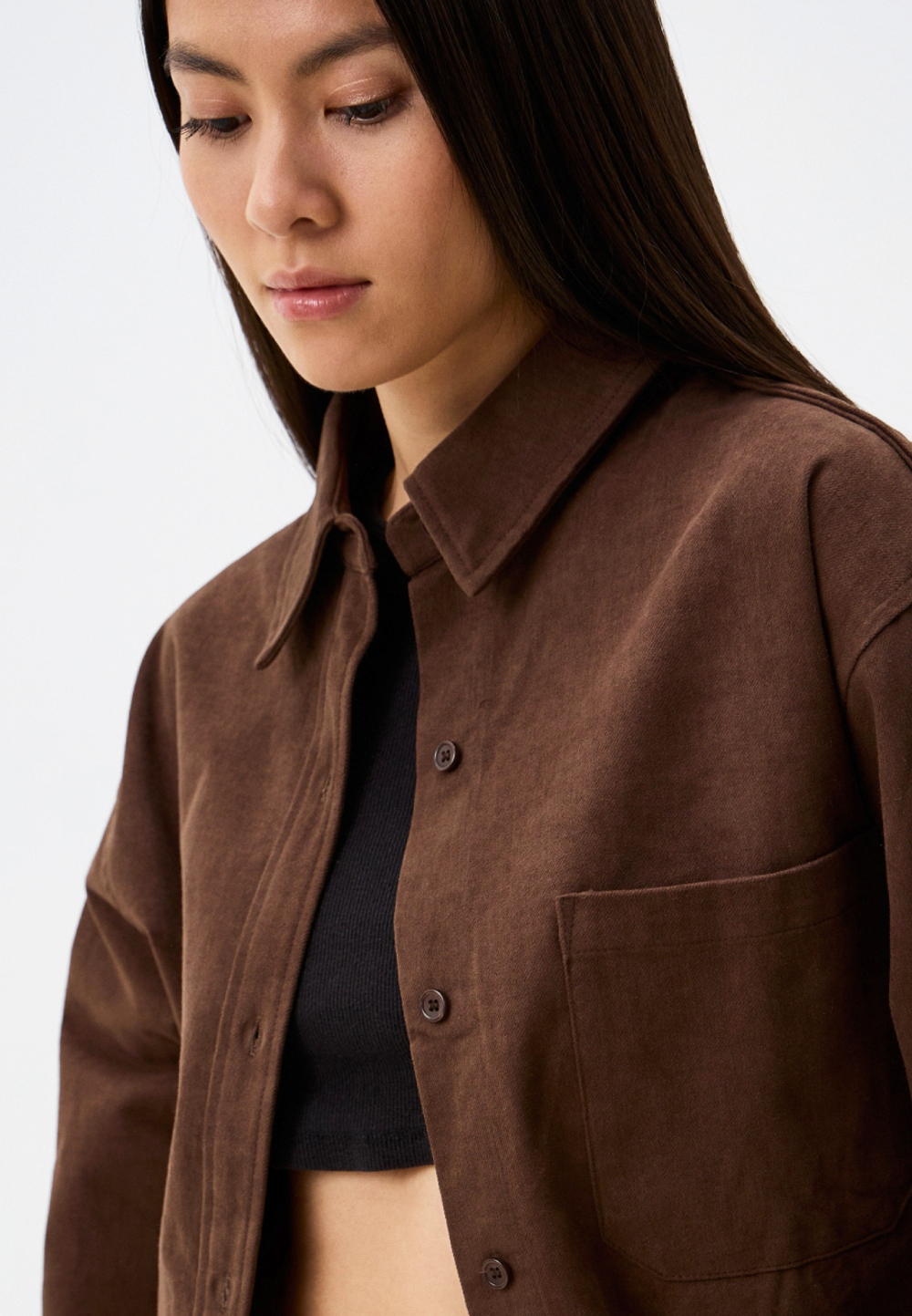 Рубашка в стиле oversize