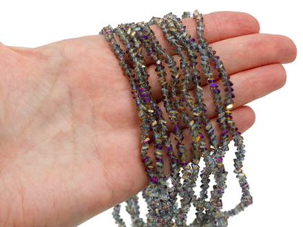 Нить бусин для украшений 4мм (ювелирное стекло)