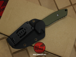 Нож фикс Wilderness - рукоять зеленый G10