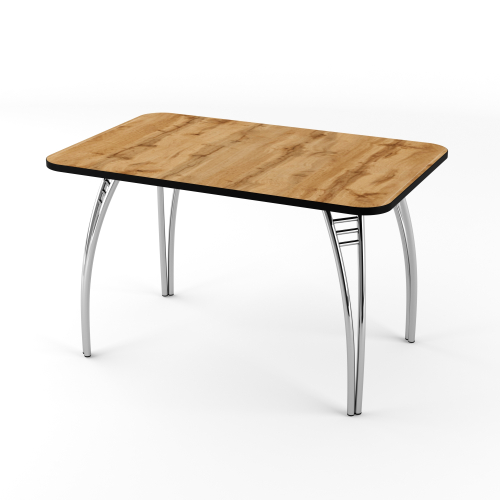 Стол Паук разборный раздвижной В1, пластик Дуб Вотан / Хром