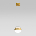 5036/12L L-VISION ODL24 511 ант.бронза/прозрачн/молочный/металл/акрил Подвес LED 12W 4000K 600лм RONI