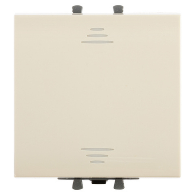 Инвертор одноклавишный модульный, "Avanti", "Ванильная дымка", 2 модуля