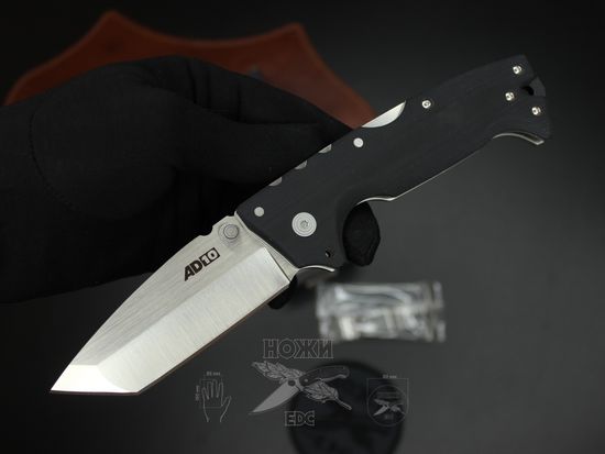 Складной нож Cold Steel 28DE AD-10 Tanto c клинком из стали CPM-S35VN, рукоять G10