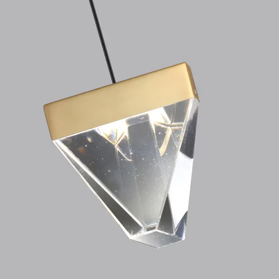 6678/5L L-VISION ODL24 000 Подвесной светильник латунь/металл/хрусталь IP20 LED 5W 320Лм 3500K RAY