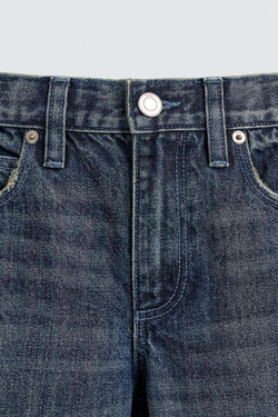 ZARA Х DISNEY ДЖИНСЫ WIDE FIT С СИЛУЭТОМ МИККИ, СИНИЙ