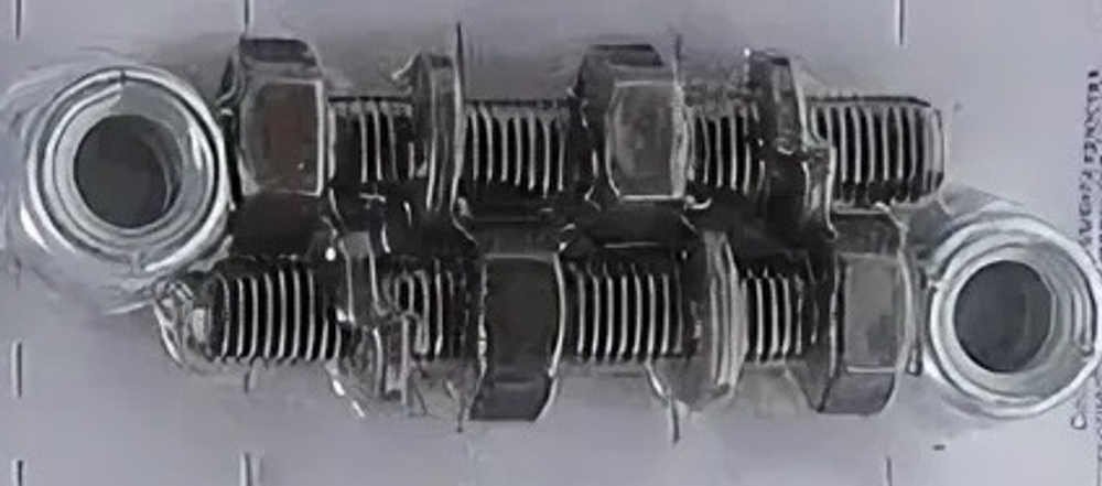 Комплект крепления опор шаровых 2108 (4болт+4гровер+2гайки нейлон) (к-т) (ОАО «БелЗАН») (№7\Е40)