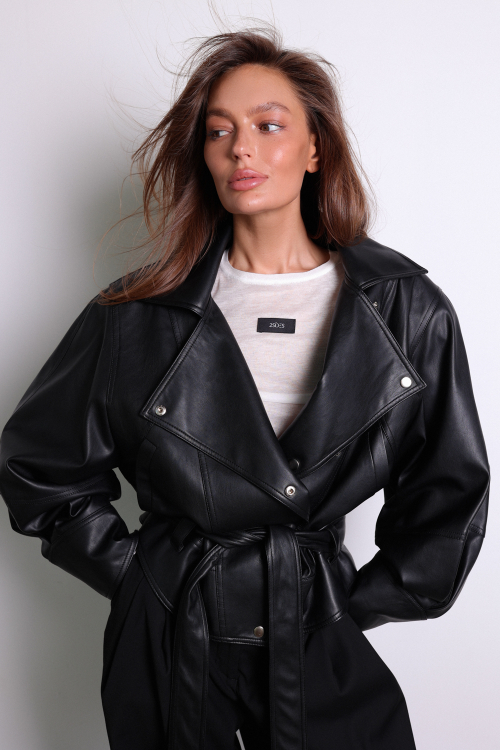 Косуха винтаж черная