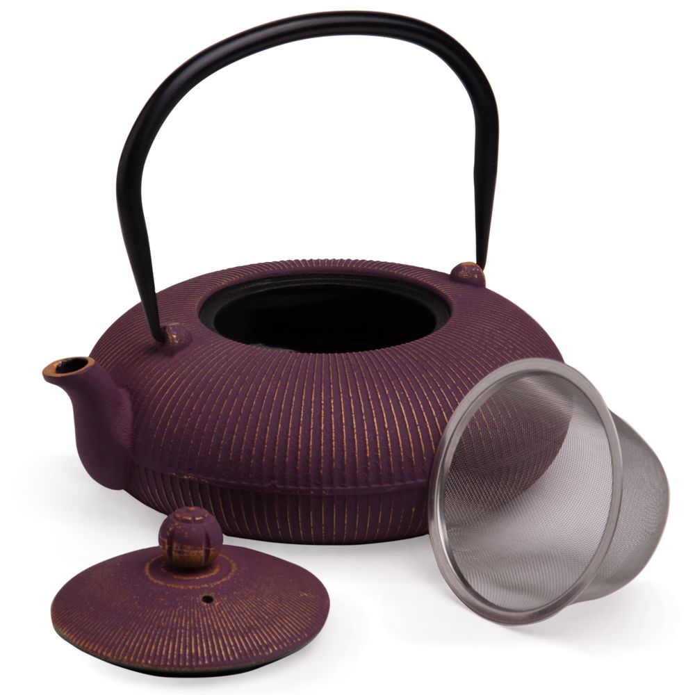 ЗАВАРОЧНЫЙ ЧАЙНИК ЧУГУННЫЙ С ЭМАЛИРОВАННЫМ ПОКРЫТИЕМ ВНУТРИ 1200 МЛ