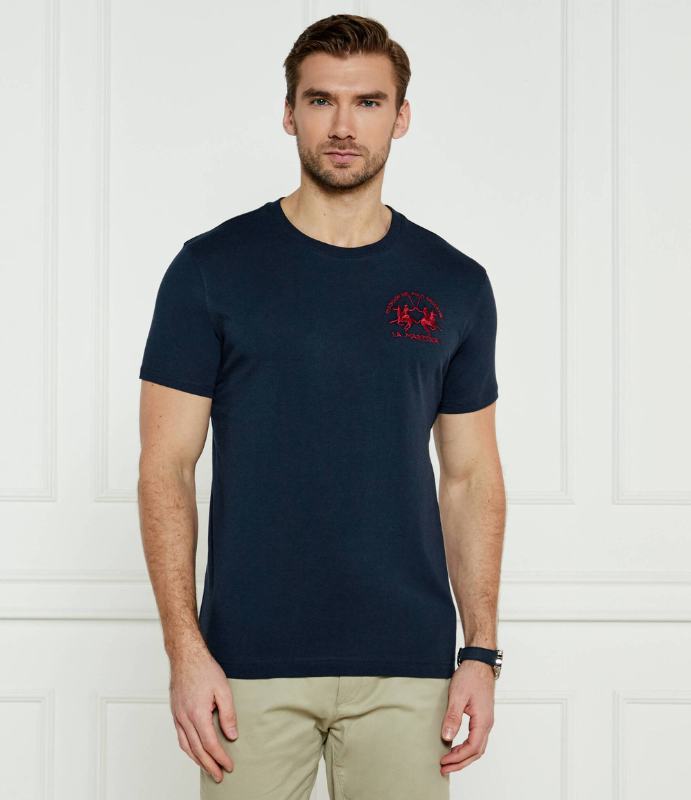 Футболка La Martina - темно-синий(ZMR006 JS206)