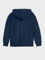 Худи Hardlunch Logo на молнии темно-синий