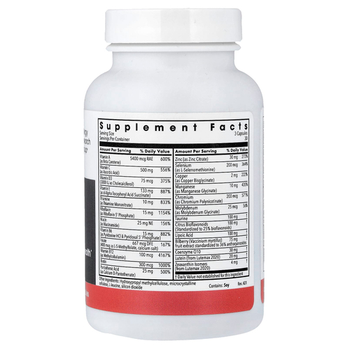 Metabolic Maintenance, VitalEyes™, комплекс с вегетарианскими капсулами, 90 вегетарианских капсул