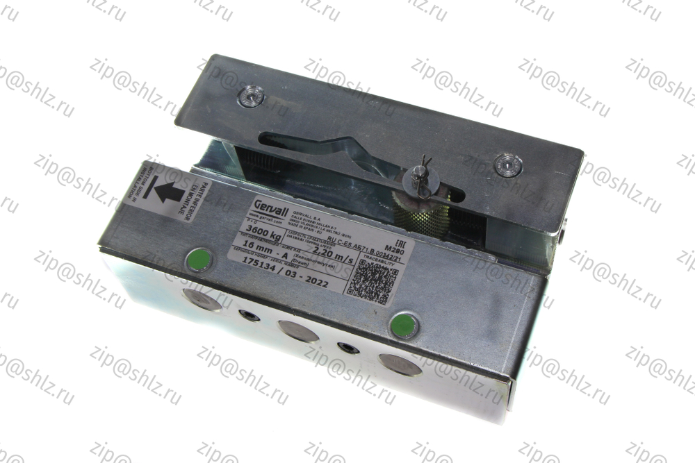 Ловители Gerval плавного торможения М290 (16мм-SET L/R) P+Q=3600кг