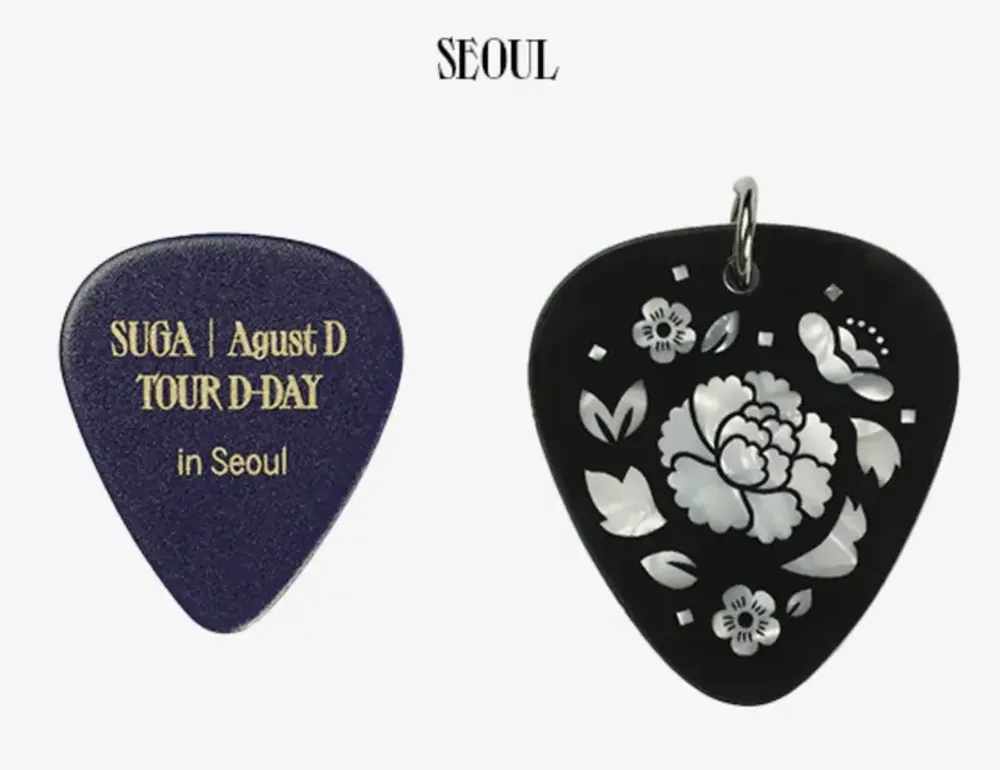 Серьги Agust D D-Day Tour Badge