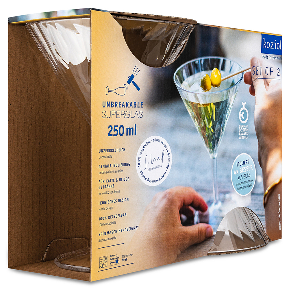Набор бокалов для мартини  club, no 12, superglas, 250 мл, 2 шт.