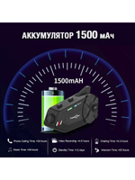 Мотогарнитура с видеорегистратором FreedConn R1 Plus универсальная
