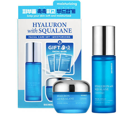 Набор для лица c гиалуроновой кислотой и скваланом SKIN627 Hyaluron with Squalane Facial Care Set