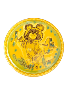 &&& Панно настенное "Олимпийский мишка" (ЗиК "Конаково")