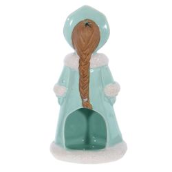 GAEM Подсвечник "Снегурочка, L8,5 W7 H16,5 см, 2в.
