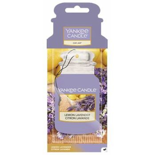Yankee Candle Lemon Lavender Ultimate Car Jar (paper with lavender) - Paper car tag