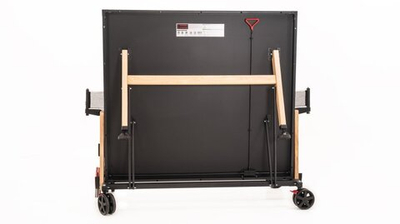 Теннисный стол складной для помещений "RASSON PREMIUM T01 Indoor" (274 х 152,5 х 76 см, натуральный ясень) с сеткой