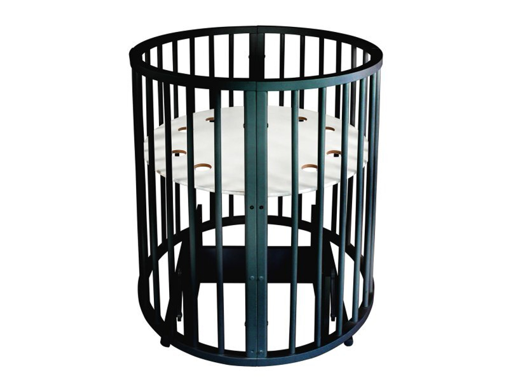 Кровать детская Indigo Simple 7в1 с поперечным маятником венге