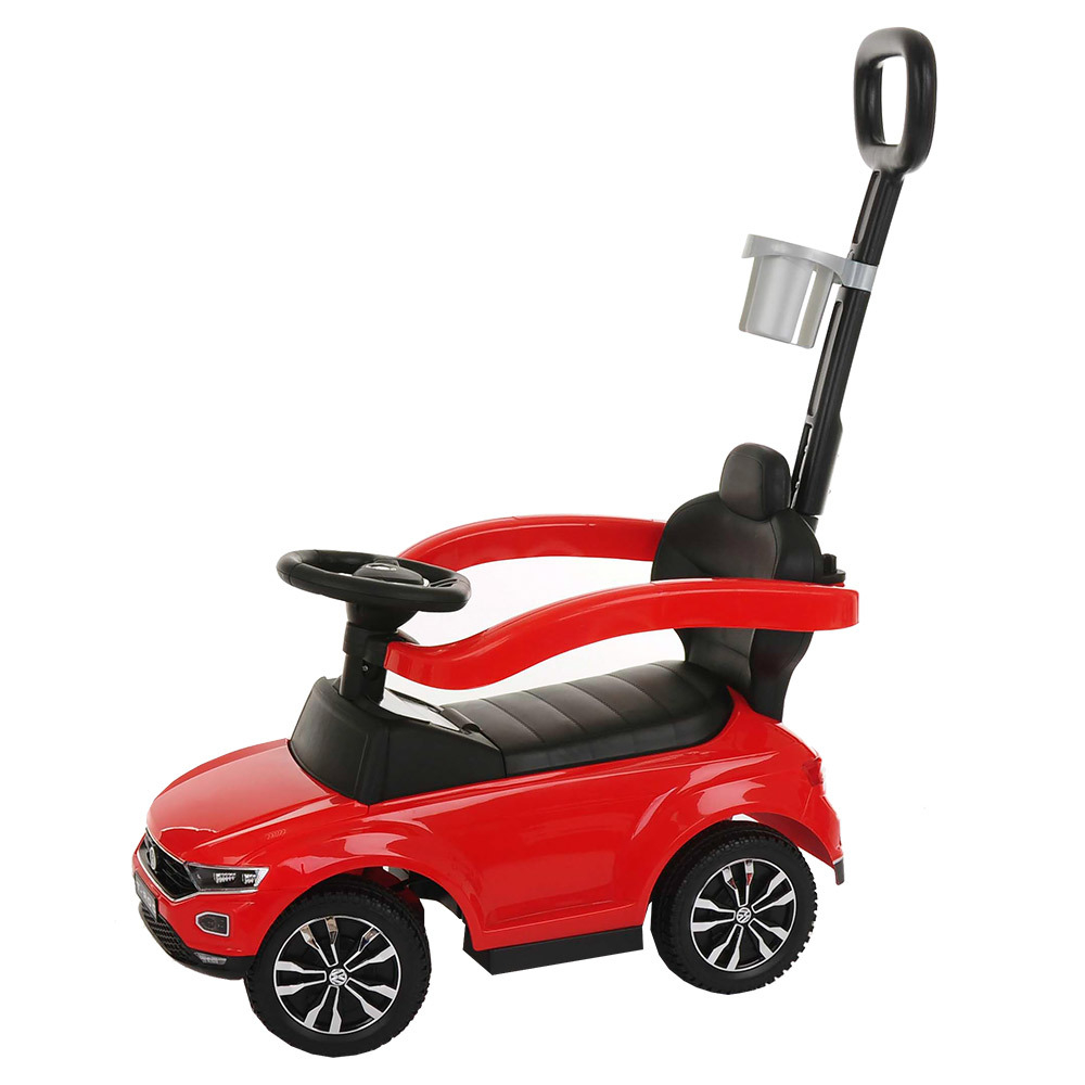 NINGBO PRINCE Каталка Volkswagen (ручка, бампер, подставка для ног) Red/Красный