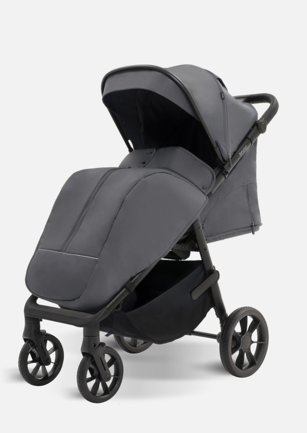 Peppy Коляска прогулочная Bruno (Rock Grey) серый