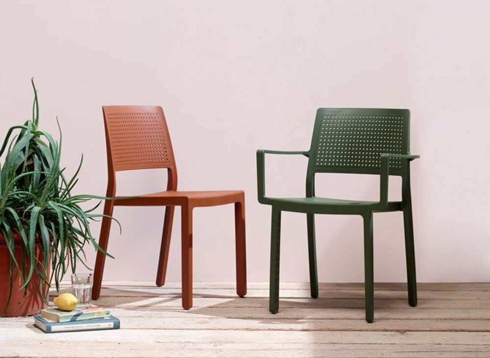 Стул пластиковый Scab Design Emi, терракотовый