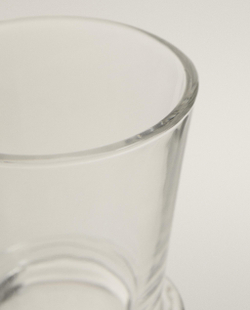 Zara Home чашка из стекла, цвет прозрачный, 8 см