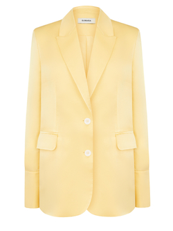 Жакет прямого кроя с манжетами на пуговицах