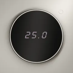 Терморегулятор электронный VOLTUM S70 с индикацией и датчиком, для теплого пола, (кашемир) vls070103