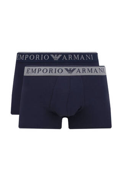 Трусики-боксеры 2шт. Emporio Armani - темно-синий(111769 4R720)